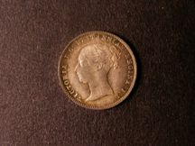 London Coins : A124 : Lot 981 : Threepence 1841 ESC 2051 UNC/AU and nicely toned, Rare in high grade