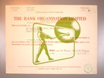 London Coins : A125 : Lot 82 : Great Britain, Rank Organisation Ltd., approximately 450 certificates, mostly either ord...