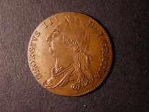 London Coins : A126 : Lot 1259 : Halfpenny 1796 Copper Pattern Peck 924 probably by Pingo. EF with some weaknesses on either side. A ...