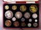 London Coins : A127 : Lot 1321 : Proof Set 1893 an unusually 17 coin set including bronze Penny, Halfpenny and Farthing (these lu...