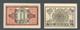 London Coins : A127 : Lot 390 : Russia WW1 POW notes (2), 10 sen and 50 kopek, both have cancelled script, Krasnaja Rjet...