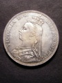 London Coins : A129 : Lot 1199 : Crown 1889 ESC 299 Davies 484 dies 1C EF with some scuffing and a dull area on the obverse