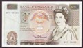 London Coins : A130 : Lot 122 : Fifty pounds Somerset B352 issued 1981 prefix B87, Christopher Wren on reverse, aU-UNC