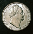 London Coins : A132 : Lot 1031 : Halfcrown 1837 ESC 667 Lustrous UNC with a few light contact marks and tiny toning spots, and as...