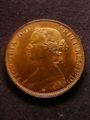 London Coins : A132 : Lot 1408 : Halfpenny 1874 Freeman 315 dies 9+I CGS UNC 80, Ex-M.Freeman collection Christies 23/10/84 Lot 1...