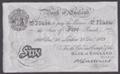 London Coins : A132 : Lot 159 : Five pounds white Catterns B228 dated 28 December 1929 serial 303/H 77516, Pick328a, EF+