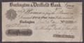 London Coins : A132 : Lot 182 : Burlington & Driffield Bank &pound;5 dated 1841 No.9027A for Harding, Smith & Stansfeld&...