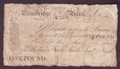 London Coins : A132 : Lot 186 : Cambridge Town & County Bank &pound;1 dated 1825 No.18123 for Hollick, Nash, Searle,...
