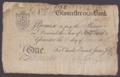 London Coins : A132 : Lot 223 : Gloucester Old Bank &pound;1 dated 1814 for Charles Evans & James Jelf (signed Jelf), No.482...
