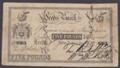 London Coins : A132 : Lot 239 : Leeds Bank &pound;5 forgery dated 1848 No.6262 hand signed Beckett & Wm. Beckett (Out.1124h;...