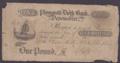 London Coins : A132 : Lot 255 : Plymouth-Dock Bank, Devonshire &pound;1 dated 1819 for Thos. Clinton Shiells & Hy. Incledon ...
