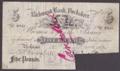 London Coins : A132 : Lot 278 : Richmond Bank, Yorkshire &pound;5 dated 1894, No.20145 for Priestman & Roper, (Out.1...