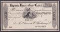 London Coins : A132 : Lot 281 : Ripon & Knaresborough Bank &pound;1 proof on card, Ripon branch, dated 18xx (1823-25) fo...