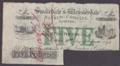 London Coins : A132 : Lot 319 : Swaledale & Wensleydale Banking Company Ltd &pound;5 dated 1896, No.L187, LEYBURN branch...