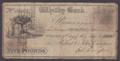 London Coins : A132 : Lot 343 : Whitby Bank &pound;5 dated 1836, No.2101 for Robert & John Campion, (Out.2343a; Gran...