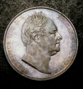 London Coins : A133 : Lot 252 : Crown 1831 Proof, Plain Edge, ww on truncation, Silver, Coin Alignment, ESC 271&...