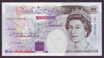 London Coins : A133 : Lot 3074 : Twenty Pounds Kentfield. B371. A91 305923. Column sort. UNC. 