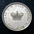 London Coins : A133 : Lot 615 : Halfpenny 1859 Pattern in Cupro-Nickel Freeman 744, Peck 2036, Obverse with small central cr...