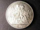 London Coins : A134 : Lot 1309 : Switzerland Shooting Thaler 5 Francs 1883 Lugano X#S16 GEF