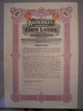 London Coins : A134 : Lot 14 : Canada, Kindersley (Saskatchewan) Farm Land Ltd., &pound;100 debenture, 1912, ornate...