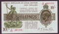 London Coins : A134 : Lot 162 : Treasury 10 shillings Warren Fisher T30 issued 1922 first series J/65 001376 GVF-EF