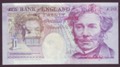 London Coins : A134 : Lot 184 : ERROR &pound;20 Kentfield B374 issued 1993, offset with front on back showing 3/4 Queens portrai...
