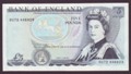 London Coins : A134 : Lot 186 : ERROR &pound;5 Somerset B343a issued 1980 without signature series DU72 446923 (this series now trac...