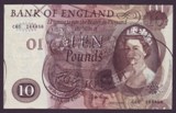 London Coins : A134 : Lot 189 : ERROR Ten Pounds Page. B326. Error. Very rare. Virtually the whole of the back is offset on the fron...