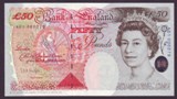 London Coins : A134 : Lot 213 : Fifty Pounds Kentfield. B377. A01 First series. 000279. Low number. UNC.
