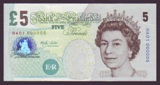 London Coins : A134 : Lot 314 : Five Pounds Lowther. B393. HA01 000005. This note was personally auctioned by the then Governor of t...