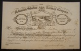 London Coins : A134 : Lot 6 : Australia, Melbourne & Suburban Railway Co., certificate for one share, 1859, vi...