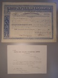 London Coins : A134 : Lot 60 : New Zealand, United New Zealand Exploration Ltd., share certificate, 1896, owned pro...