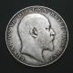 London Coins : A135 : Lot 1735 : Halfcrown 1905 ESC 750 Near Fine with an edge knock below the date, the I of HONI and P of PENSE...