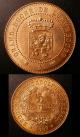 London Coins : A136 : Lot 1013 : Luxembourg 10 Cents 1889 Essais in copper (2) 10 and 5 Cents KM#E13 and E15 both Lustrous UNC with s...