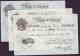 London Coins : A136 : Lot 247 : Fifty pounds Peppiatt white (3) Operation Bernhard German forgeries dated 1937 series 59N, rust ...
