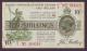 London Coins : A138 : Lot 128 : Ten shillings Bradbury T20 issued 1918 series C/1 264518, (No. with dash), small rust marks, paper s...