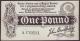 London Coins : A138 : Lot 129 : One Pound Bradbury. T2, as it has no dot after the A prefix. A 179531. Of the highest rarity. Fi...