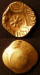 London Coins : A138 : Lot 1430 : India Gold (2) South India Tanka 12th/13th century uniface, Fine, Cochin Fanam 18th Century ...