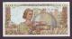 London Coins : A138 : Lot 439 : France 10000 francs dated 1955 series J.8652 088, large size colourful note, Pick132d, m...