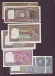 London Coins : A138 : Lot 454 : India (9) a consecutive run KGVI one rupees (4) L/1 844053 to L/1 844053 Pick25d (4 pinholes each) U...