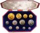 London Coins : A138 : Lot 928 : Proof Set 1911 Long Set 12 coins &pound;5 to Maundy Penny aFDC the Five Pounds with some minor nicks...