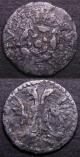 London Coins : A140 : Lot 1325 : Celtic Silver Unit Ece Obverse Two Crescents back to back, Reverse Horse right ECE below, we...