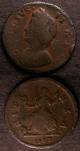 London Coins : A140 : Lot 1791 : Farthing 1737 Large Date Peck 867 VG Rare, We note there was no specimen in Norweb, Westbroo...