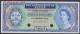 London Coins : A140 : Lot 412 : Belize $20 issued 1974-76, QE2 at right, printers colour trial in blue, green & yellow No.087, S...