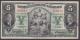 London Coins : A140 : Lot 441 : Canada Banque Canadienne Nationale $5 dated 2nd January 1935 series No.289932, Picks716,...