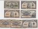 London Coins : A140 : Lot 478 : Canada, The Dominion of Canada 25 cent fractional issues (7) dated 1870 Pick8a Fine, dated 1900 (3) ...