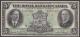 London Coins : A140 : Lot 479 : Canada, The Royal Bank of Canada $5 dated 1927 series A 1895649, Picks1383, pinholes, Fine+