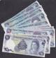 London Coins : A140 : Lot 492 : Cayman Islands $1 (18) QE2 portraits, 1971 A/1 Pick1a GEF, 1974 A/6 Pick5e UNC and conse...