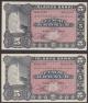 London Coins : A140 : Lot 539 : Iceland 5 kronur dated 1920 (2) a consecutively numbered pair series No.415187 & No.415188, ...