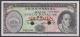 London Coins : A140 : Lot 597 : Macau 5 patacas issued 1968, Colour trial in black, green & pink No.43, series 00000...